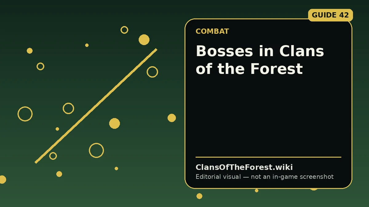 Editorial visual for Bosses in Warrior Cats: Clans of the Forest