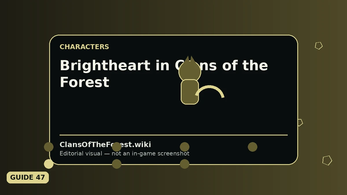 Brightheart in Warrior Cats: Clans of the Forest