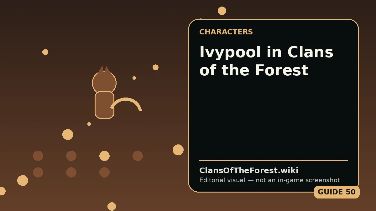 Ivypool in Warrior Cats: Clans of the Forest
