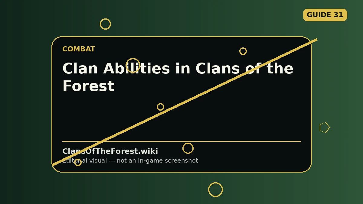 Editorial visual for Clan Abilities in Warrior Cats: Clans of the Forest