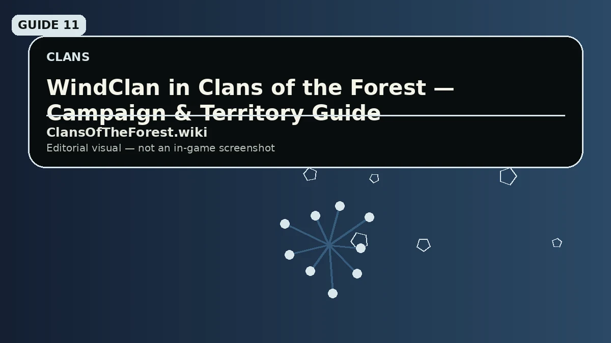 WindClan in Clans of the Forest — Campaign & Territory Guide