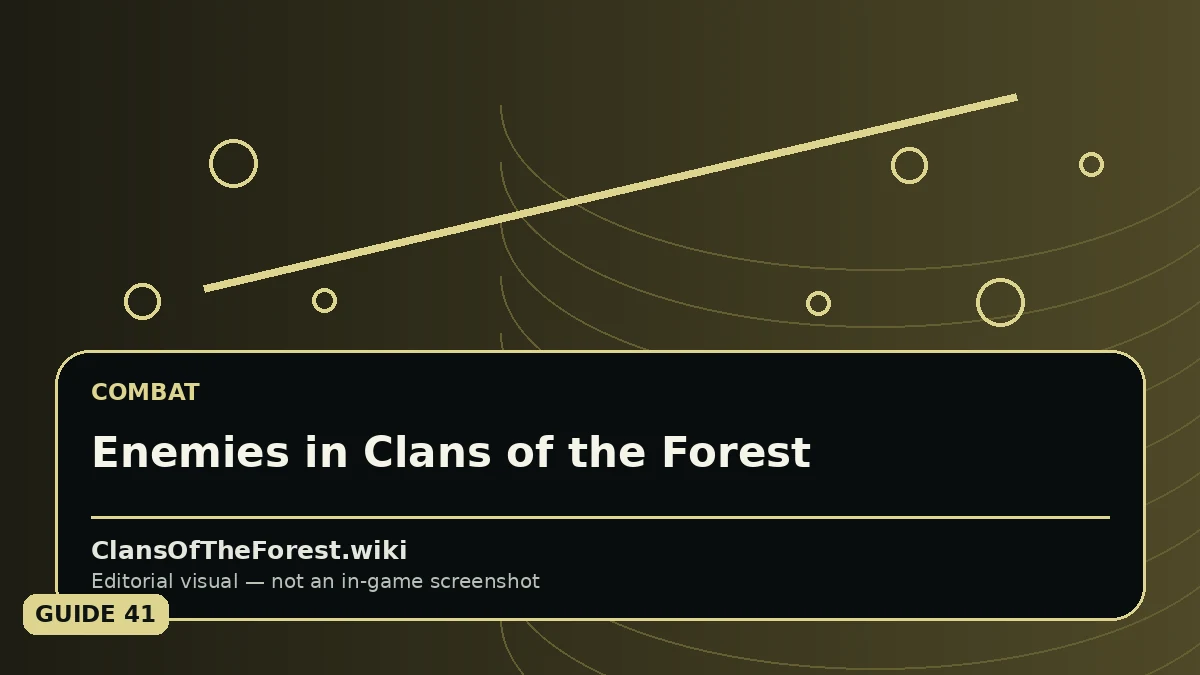 Editorial visual for Enemies in Warrior Cats: Clans of the Forest