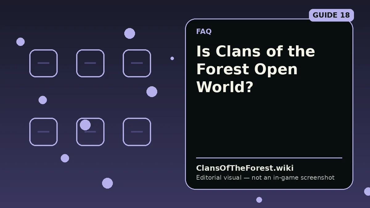 Editorial visual for Is Warrior Cats: Clans of the Forest Open World?