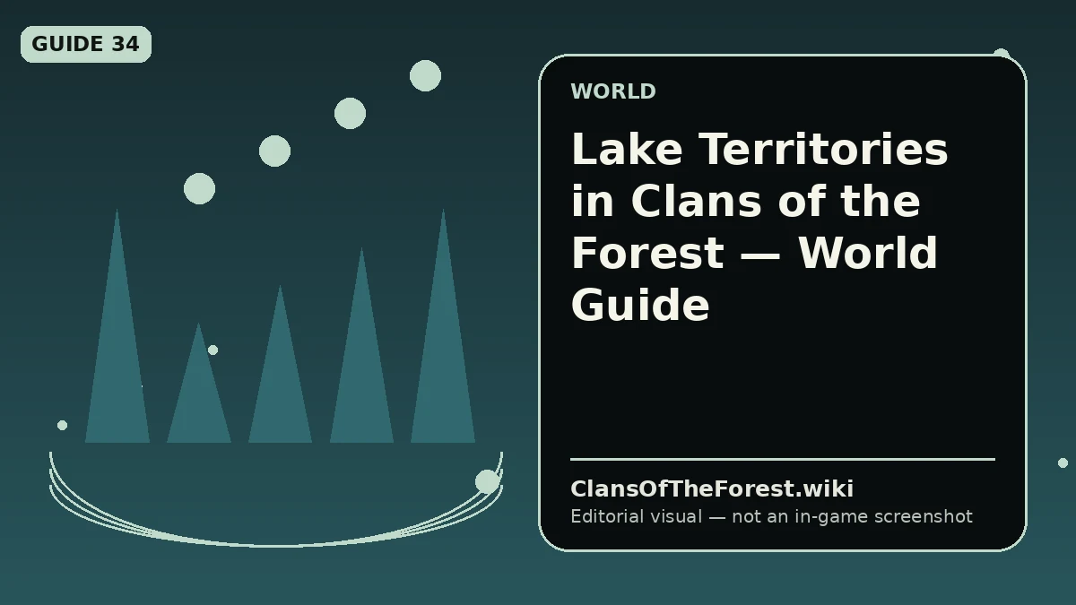 Editorial visual for Lake Territories in Clans of the Forest — World Guide