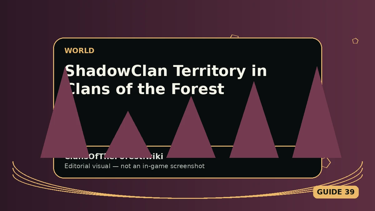 ShadowClan Territory in Clans of the Forest