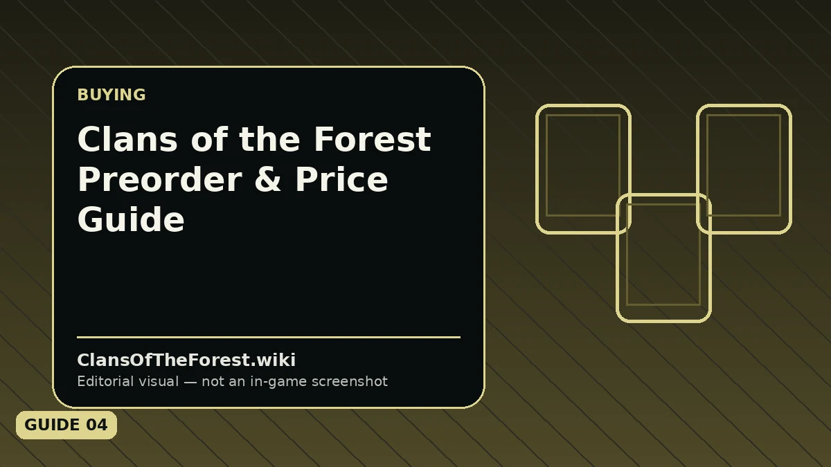Editorial visual for Warrior Cats: Clans of the Forest Preorder & Price Guide